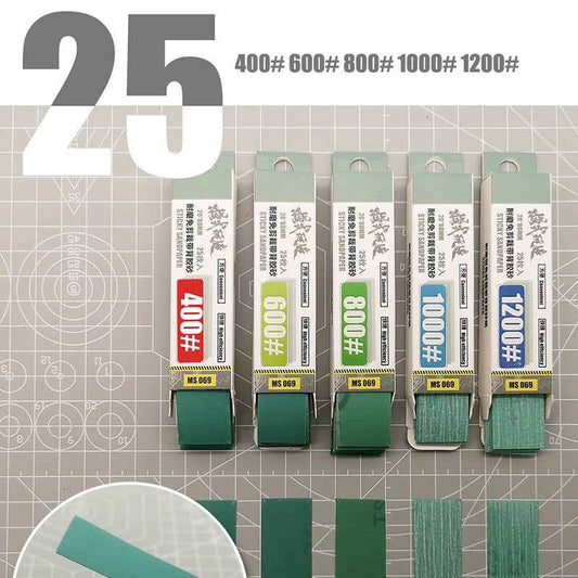 125PCS Wet/Dry Reuse Wear-Resisting Sticky Sandpaper Assorted Grit - TTpen