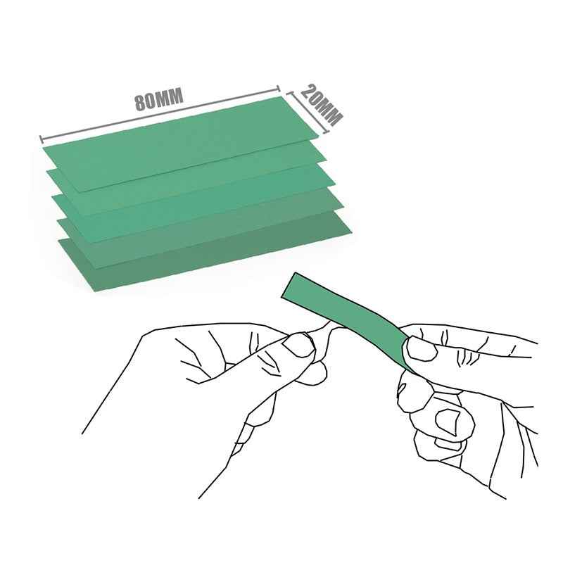 125PCS Wet/Dry Reuse Wear-Resisting Sticky Sandpaper Assorted Grit - TTpen