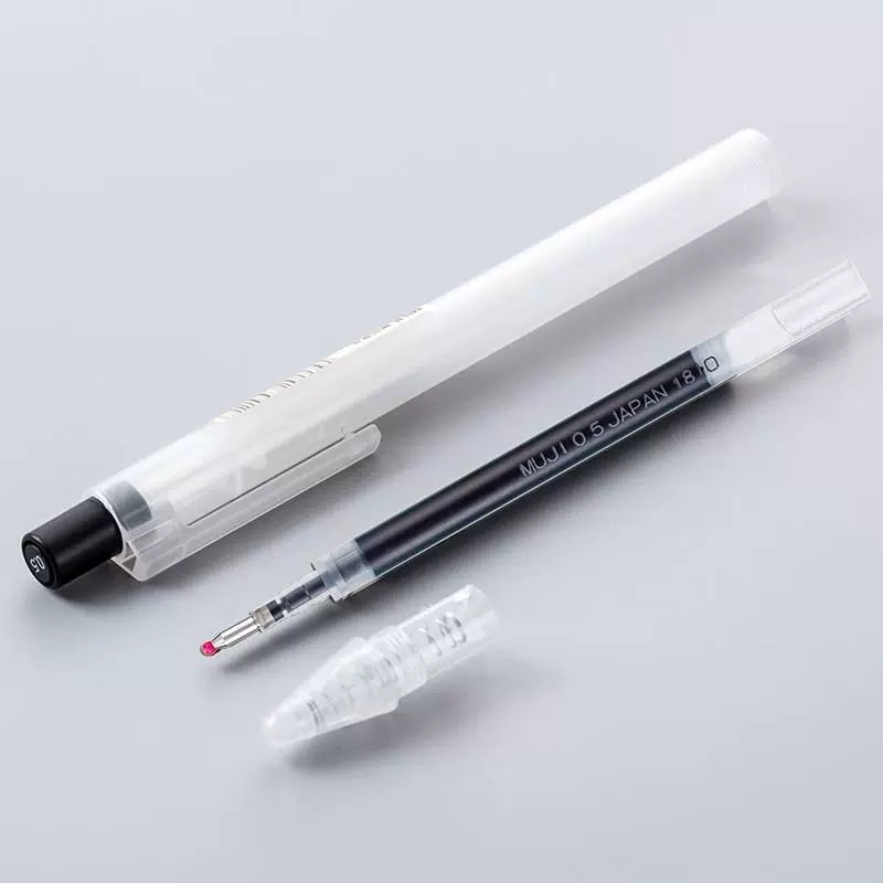 MUJI Gel Ink Click Pen 6 Pack 0.5mm