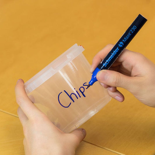 Schneider Maxx 230 Permanent Marker Pens 1-3mm Aluminium Body 4 Pack