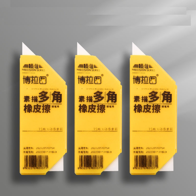 3-Pack Multi-Angle Erasers for Charcoal,Graphite and Pencil Sketching