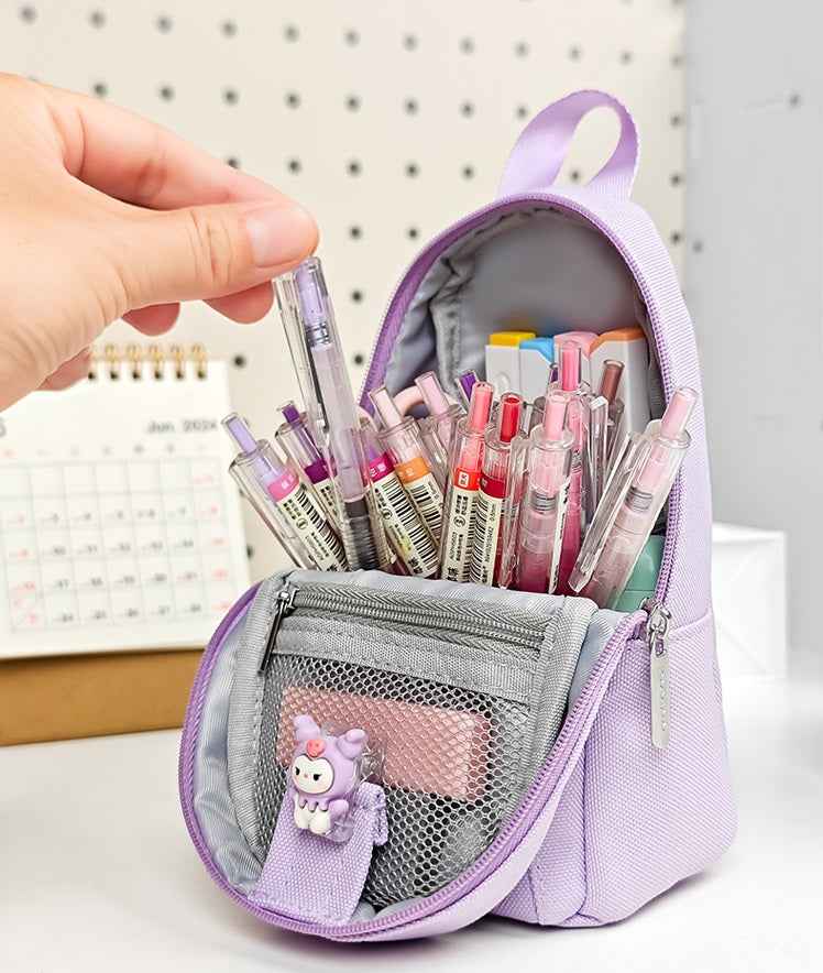 NATAMI DESKSNAP Stand-Up Suction Cup Pen Bag Pencil Case