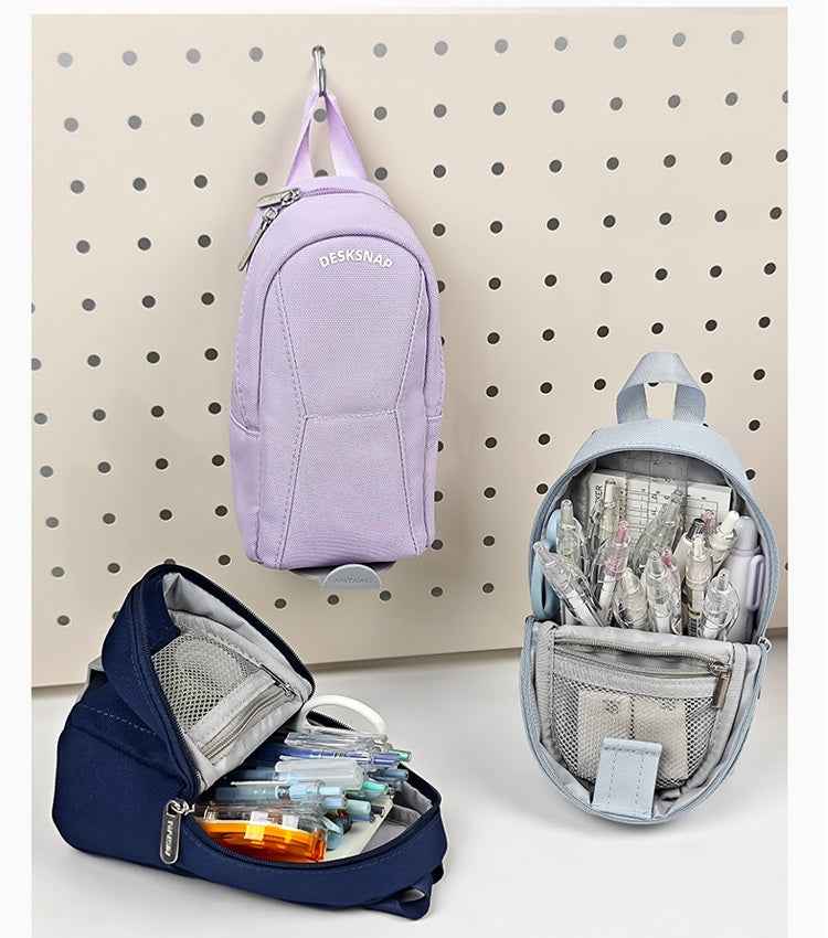 NATAMI DESKSNAP Stand-Up Suction Cup Pen Bag Pencil Case