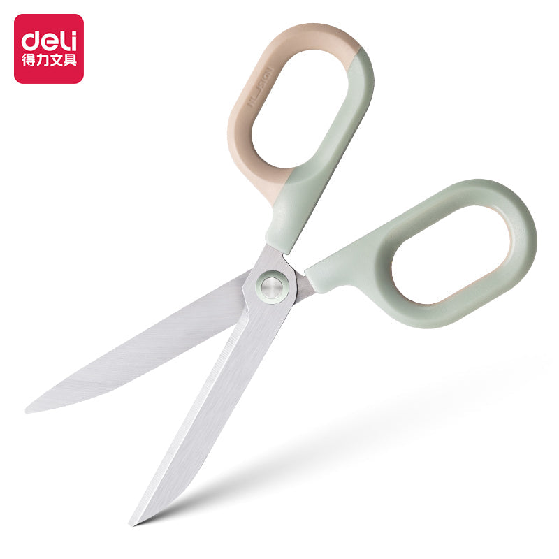 DELI NUSIGN 7 INCH Multipurpose Scissor,2 Pack Green