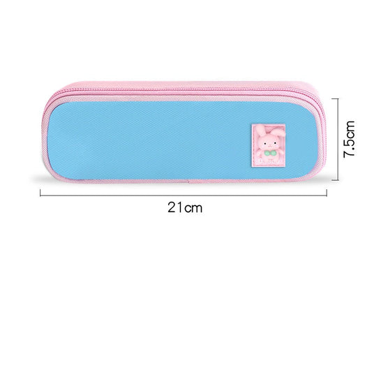 O.KILO Pencil Case - Colorful Primary School Student Stationery Bag