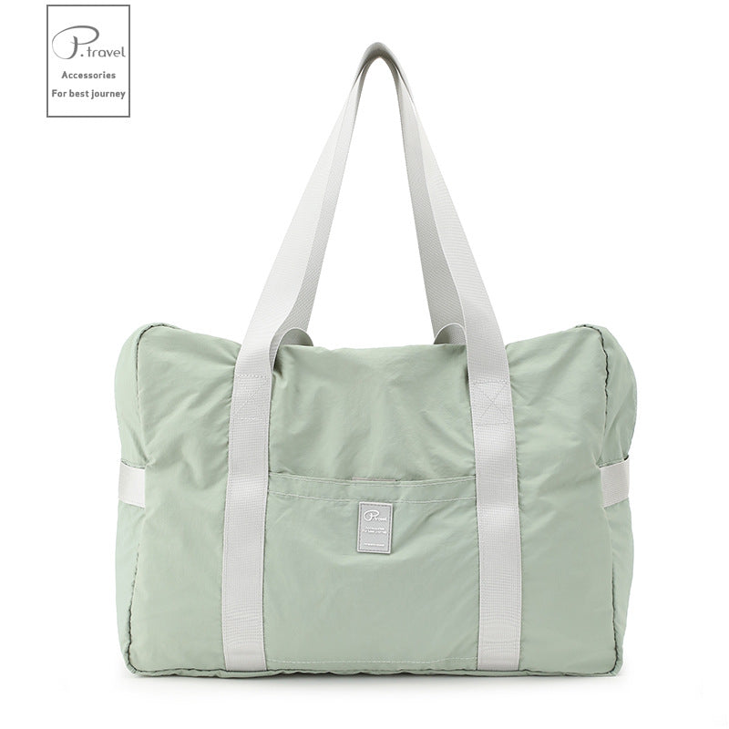 P.Travel Foldable Travel Sports Gym Duffel Bag Matte Green