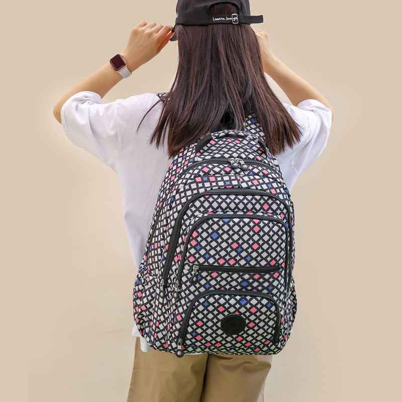 55L Lightweight Water-Resistant Backpack Outdoor Travel Bag