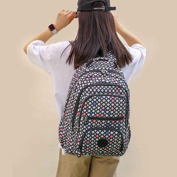 55L Lightweight Water-Resistant Backpack Outdoor Travel Bag