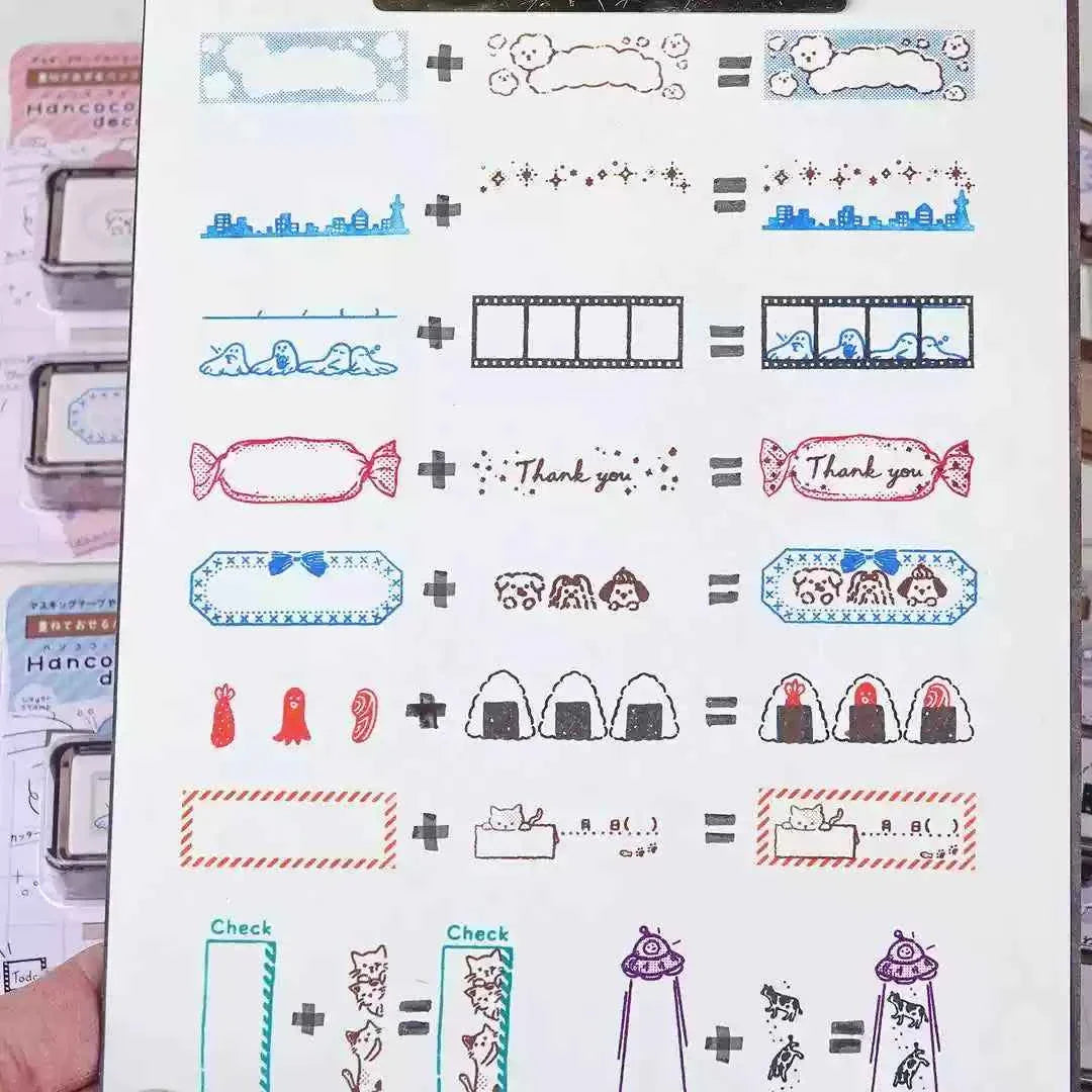 Kutsuwa Hancoco Deco Stamps