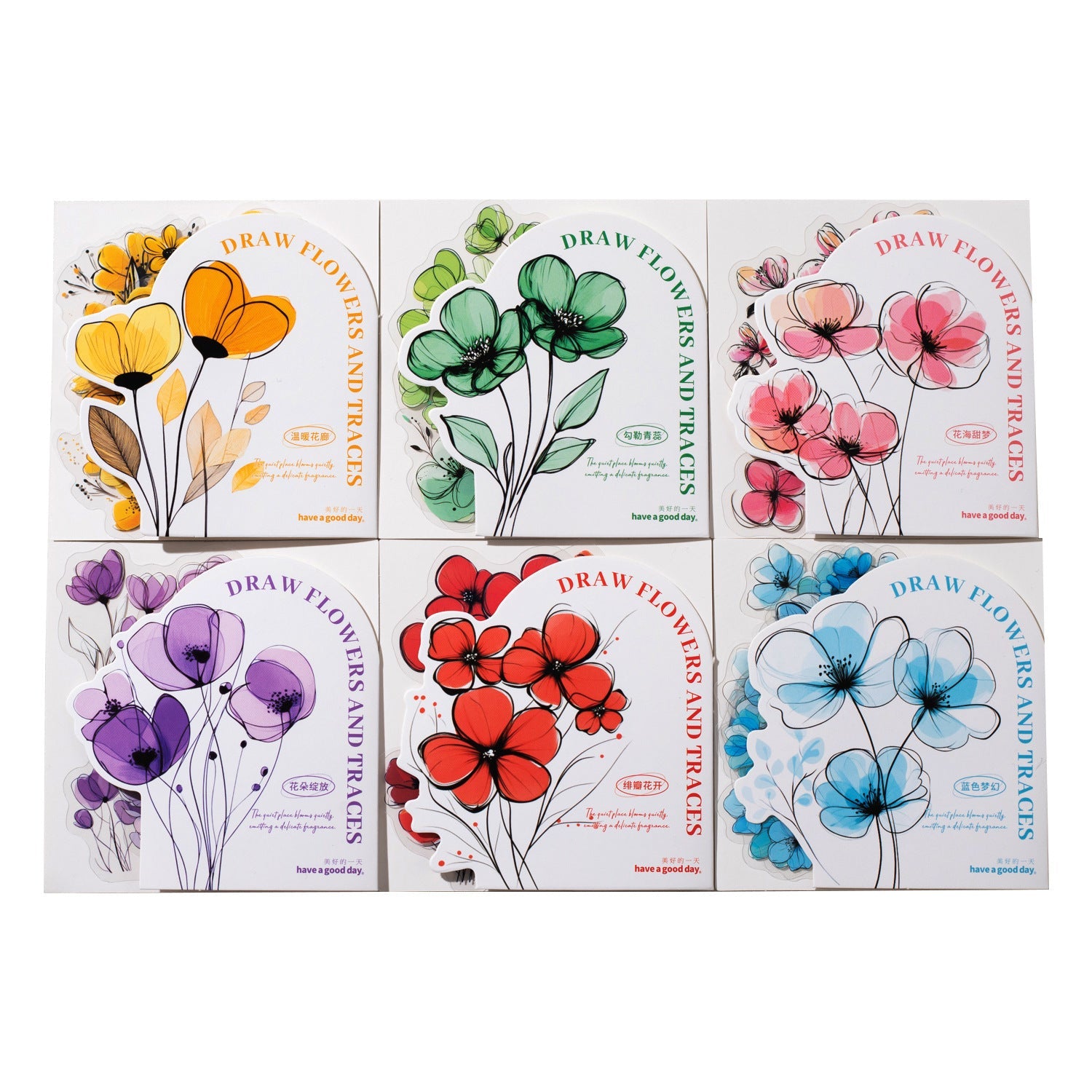 90PCS Floral Landscapes PET Sticker Set for Journaling Scrapbook