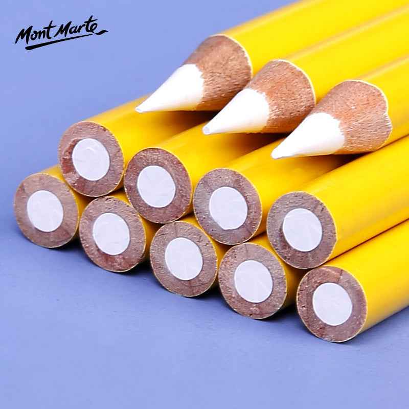 Mont Marte White Charcoal Pencils,Pack of 3 - TTpen