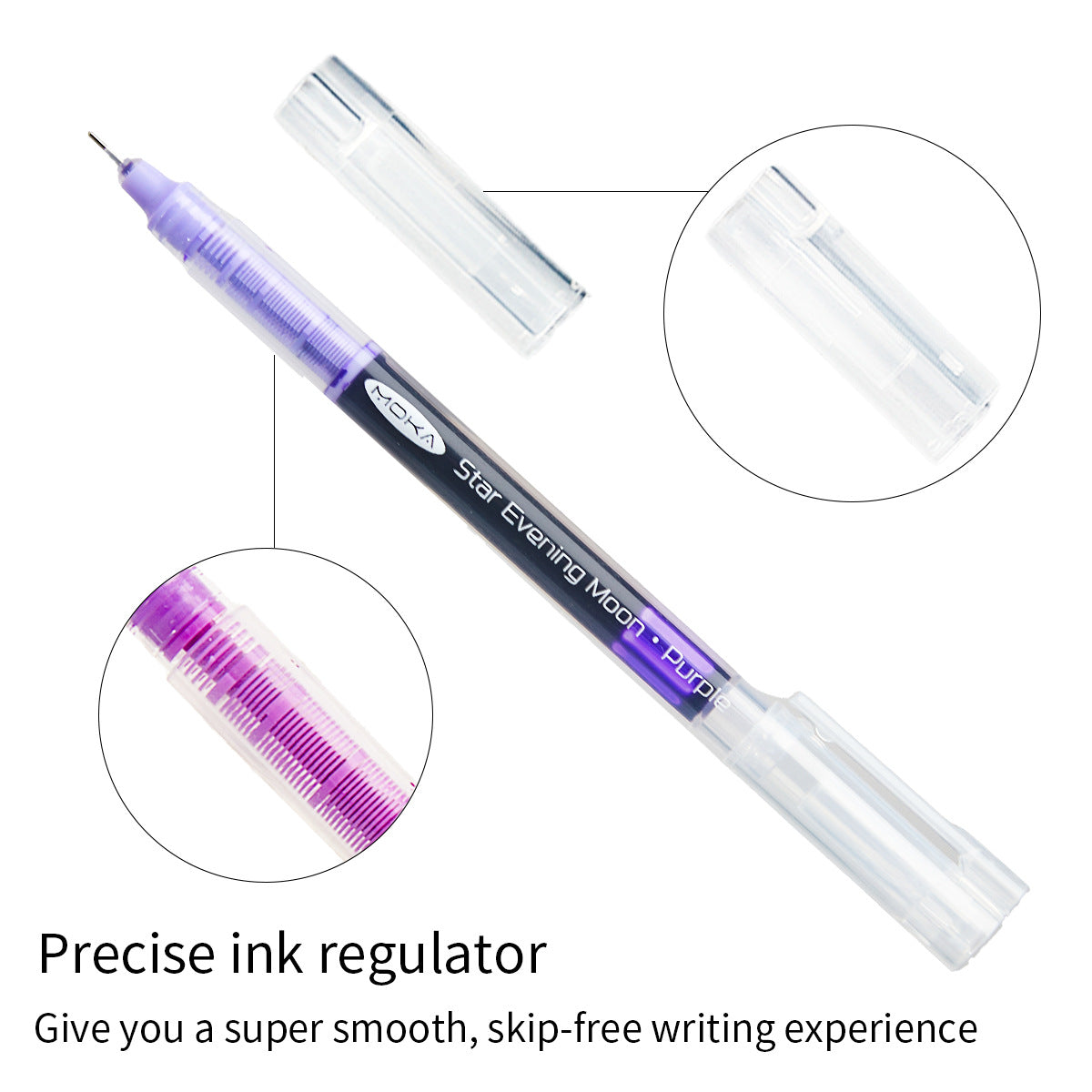 36-Color Liquid Rollerball Pen Set 0.5mm for Note Taking Sketching