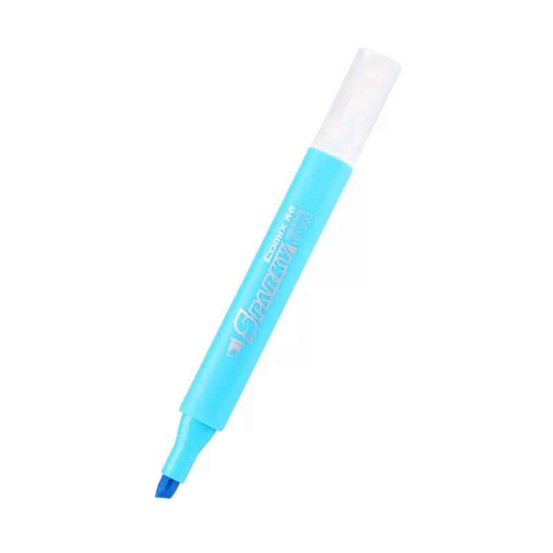 Comix K9036 Highlighters,1-5mm Chisel Tip,6 Colors - TTpen