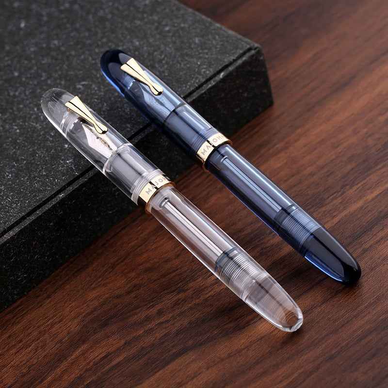 Majohn C4 Eyedropper Fountain Pen Transparent Acrylic with Box - TTpen