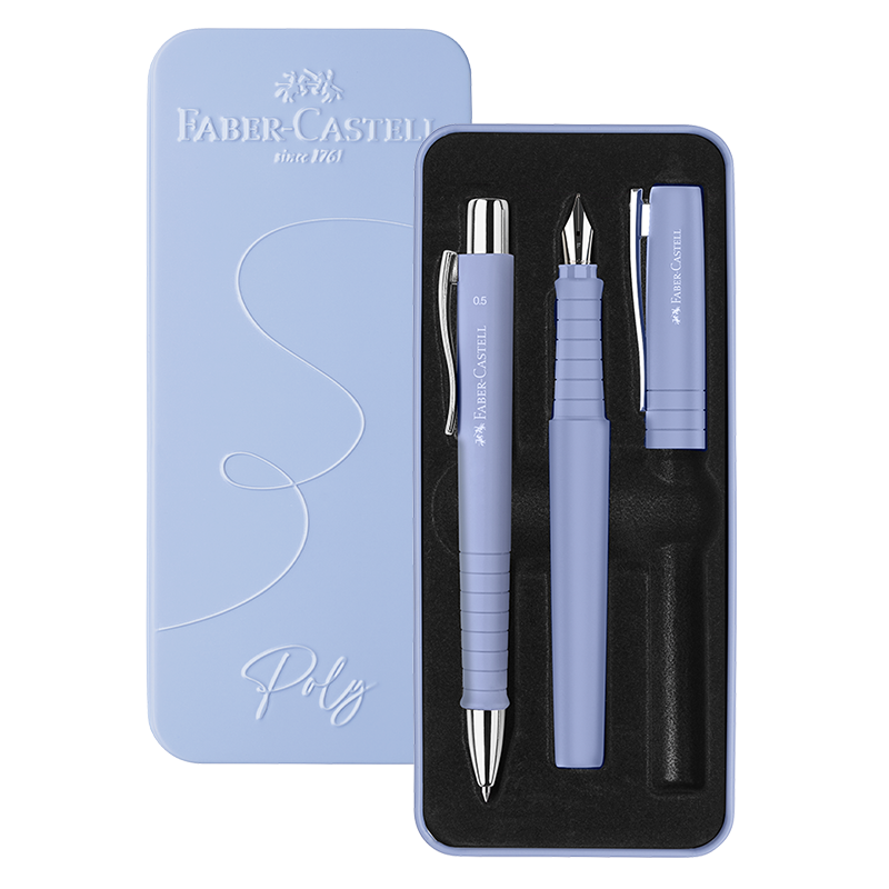 Faber-Castell Poly Pen Fountain and Ballpoint Pen Gift Set - TTpen