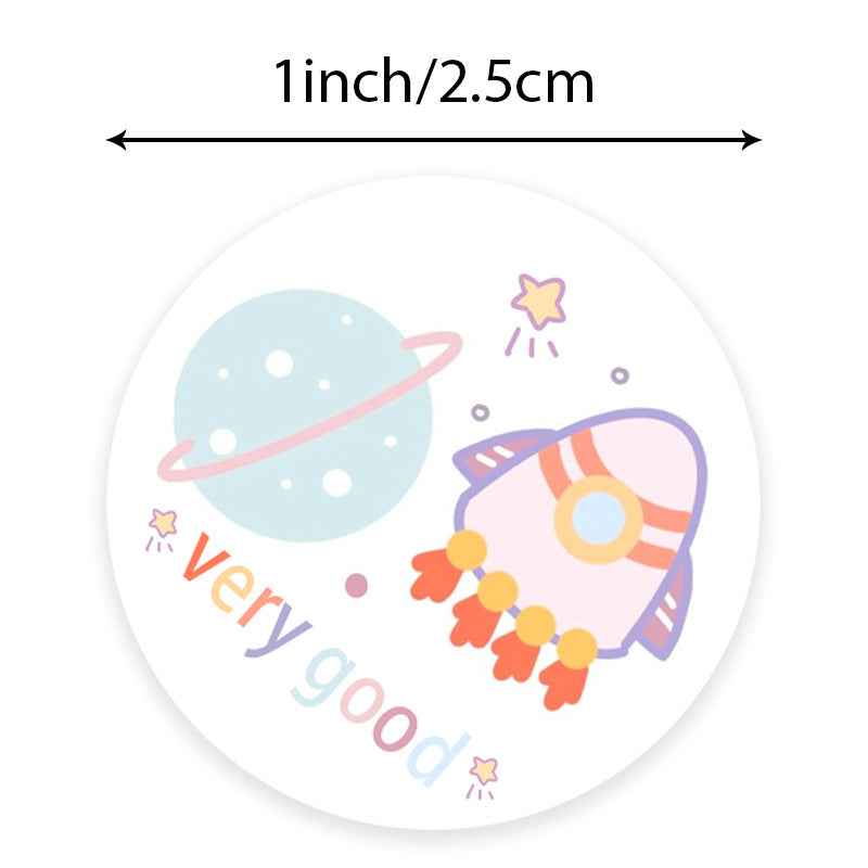 1000pcs Space Astronauts Stickers,1 inch - TTpen