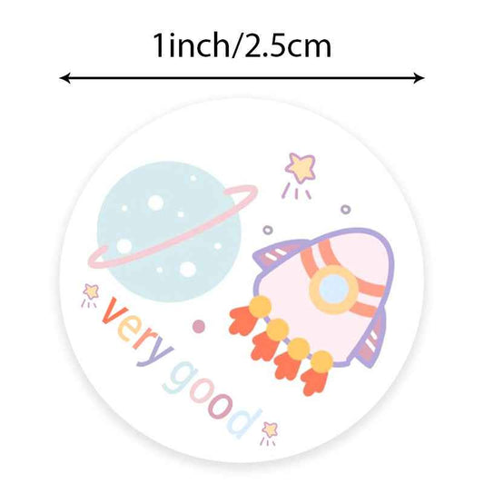 1000pcs Space Astronauts Stickers,1 inch - TTpen