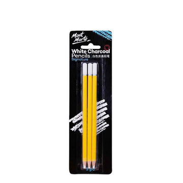 Mont Marte White Charcoal Pencils,Pack of 3 - TTpen