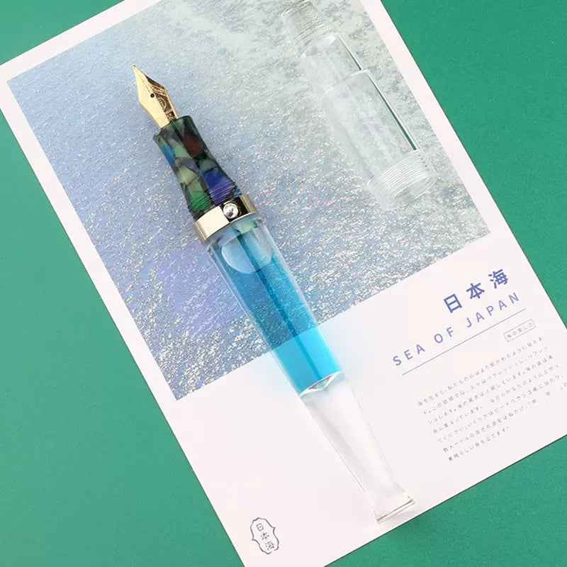 MAJOHN S5 Transparent Eye Dropper Filling Fountain Pen - TTpen