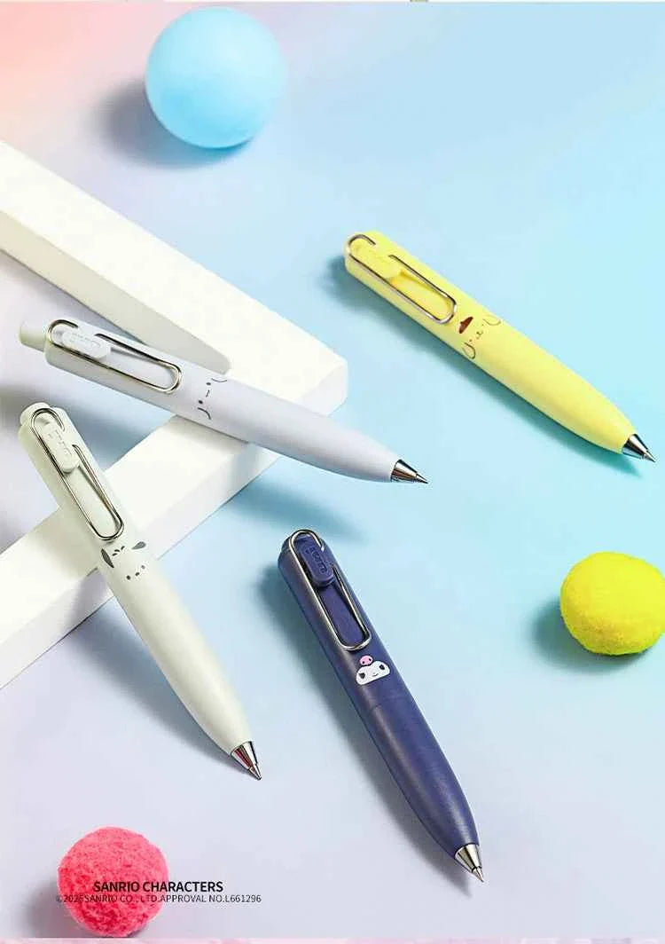 Uni-Ball One P Gel Pen 0.5mm 4 Pack Sanrio Limited Version