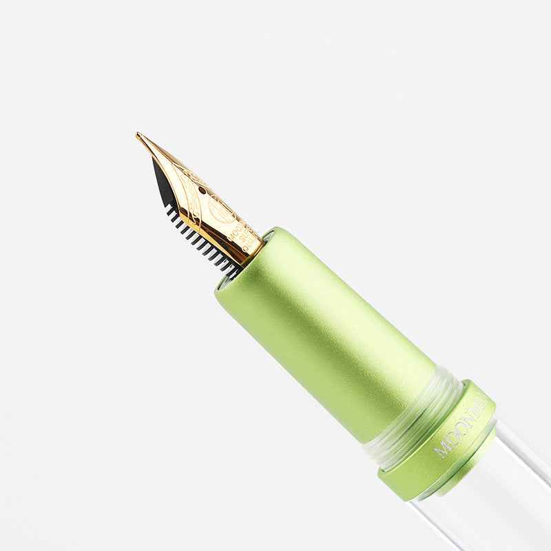 MAJOHN M2 Plus Metallic Transparent Eye Dropper Filling Fountain Pen - TTpen