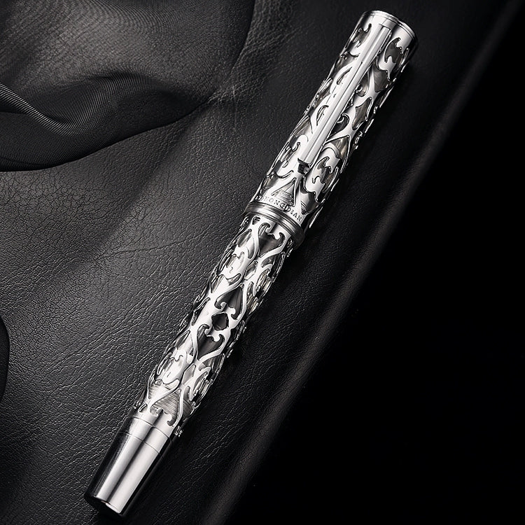 Hongdian D1 Piston Fountain Pen Hollow Skeleton Resin Pen