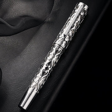 Hongdian D1 Piston Fountain Pen Hollow Skeleton Resin Pen