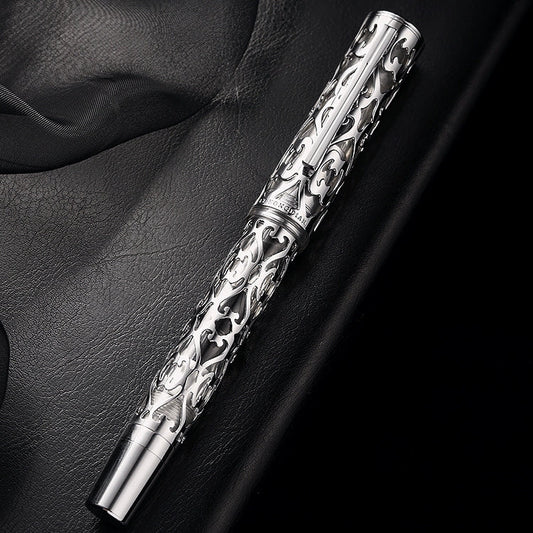 Hongdian D1 Piston Fountain Pen Hollow Skeleton Resin Pen