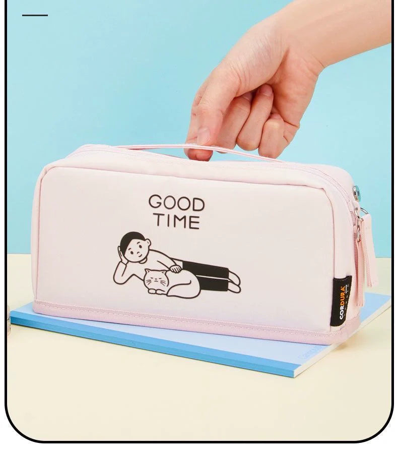 KOKUYO and Noritake HACO Pencil Case Good Time