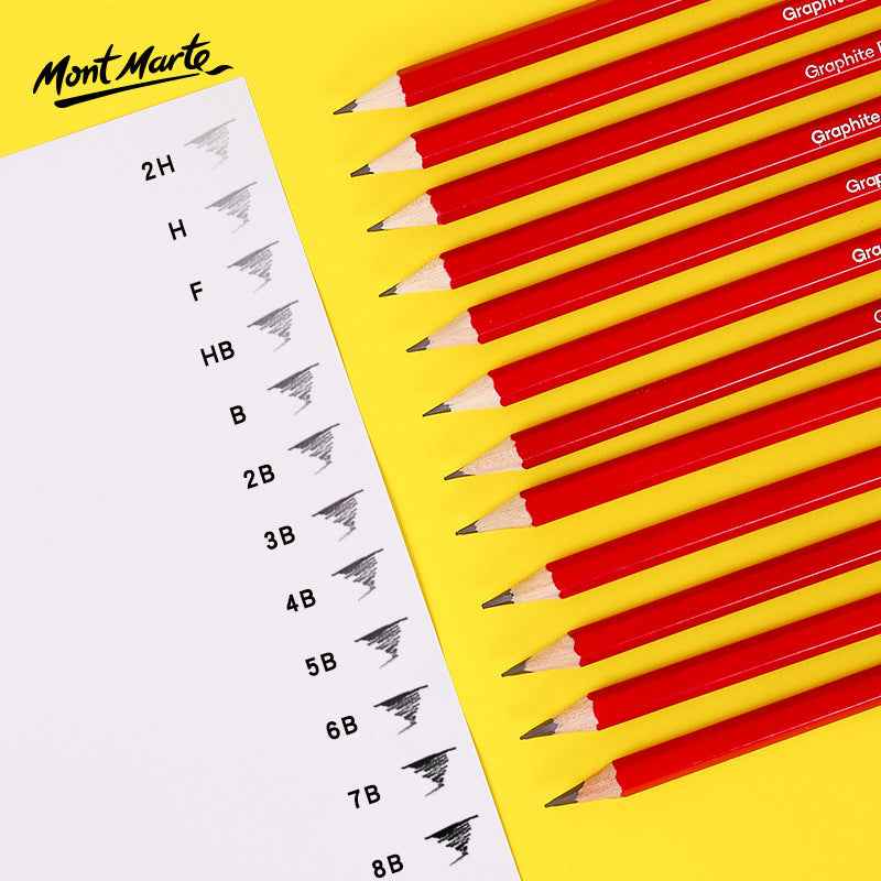 Mont Marte Graphite Pencil Set Signature 12Pc - TTpen