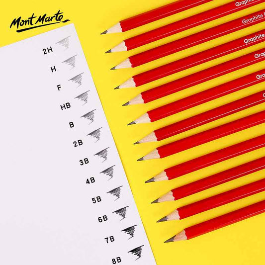 Mont Marte Graphite Pencil Set Signature 12Pc - TTpen