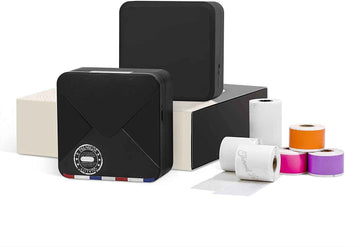 Phomemo M02S HD Bluetooth Thermal Photo Printer with 6 Roll Paper - TTpen