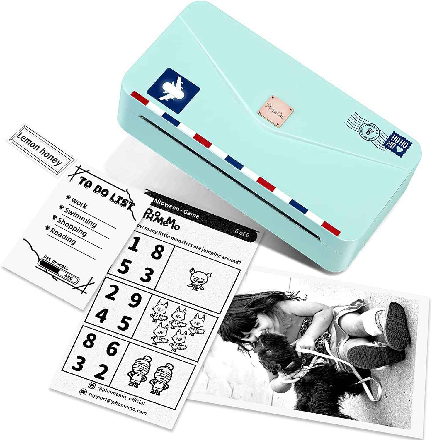 Phomemo M04AS 4 Inch Portable Thermal Printer for Photo Memo Note - TTpen