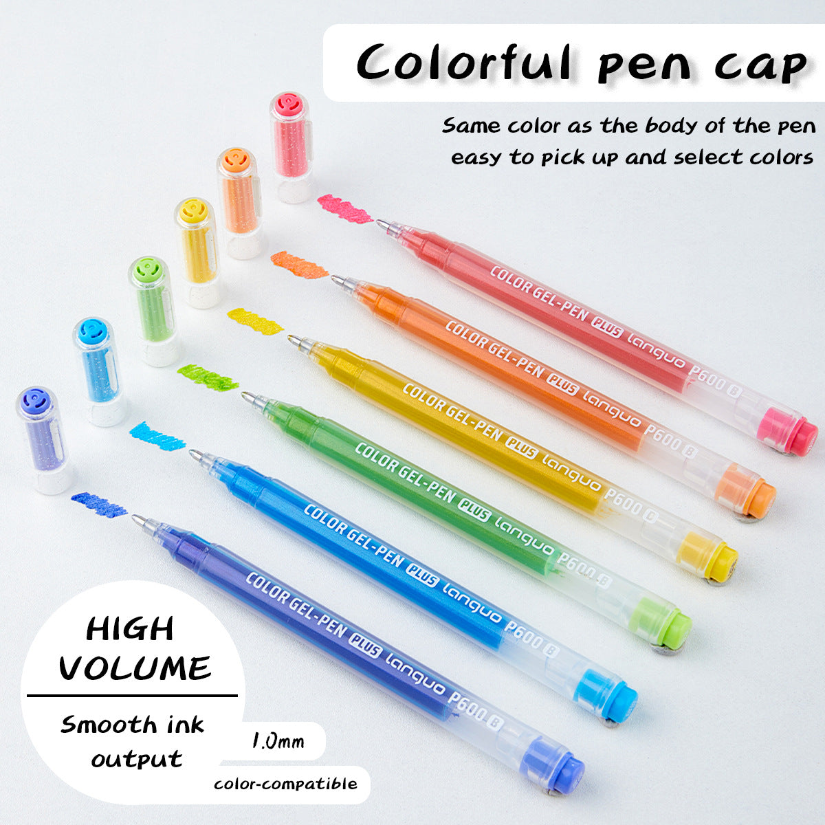 Languo Color Painting Gel Pen Plus 1.0mm Shiny Style 24/36/54/72 Colors