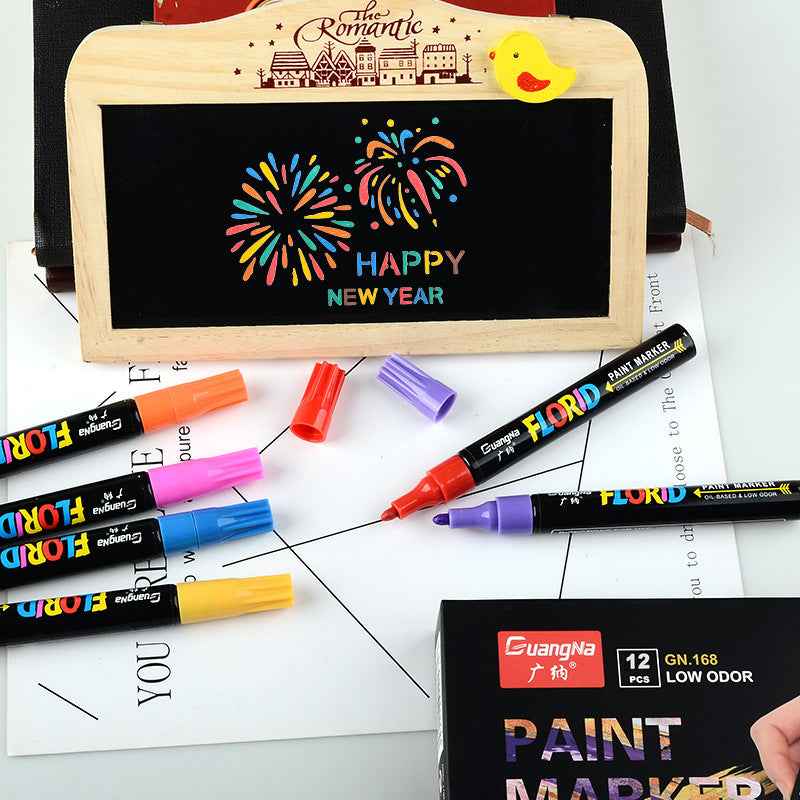 Guangna Florid Permanent Paint Pens Oil Based Markers 2 Pack - TTpen