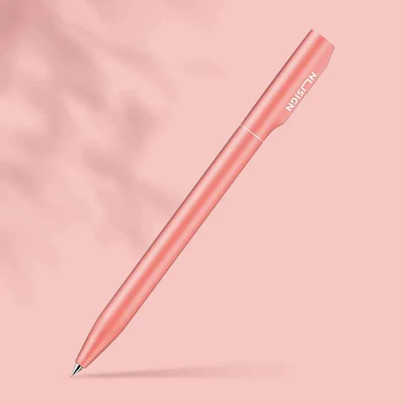 DELI Nusign NS552 Rotating Ballpoint Pen – 0.5mm Black Ink 4 Pack