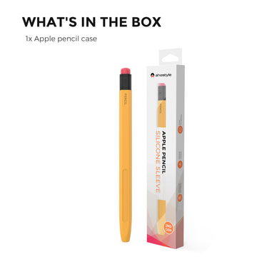 AhaStyle Classic Pencil Case Compatible with Apple Pencil 2st Generation Orange