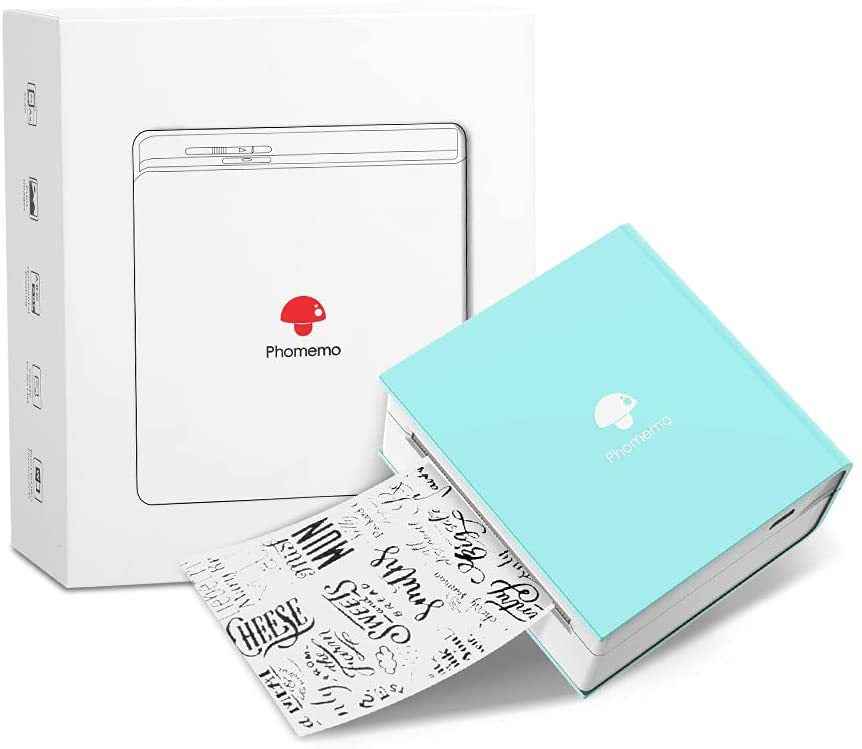 Phomemo M02 Sticker Printer Portable Thermal Label Printer with 1 Roll Paper - TTpen