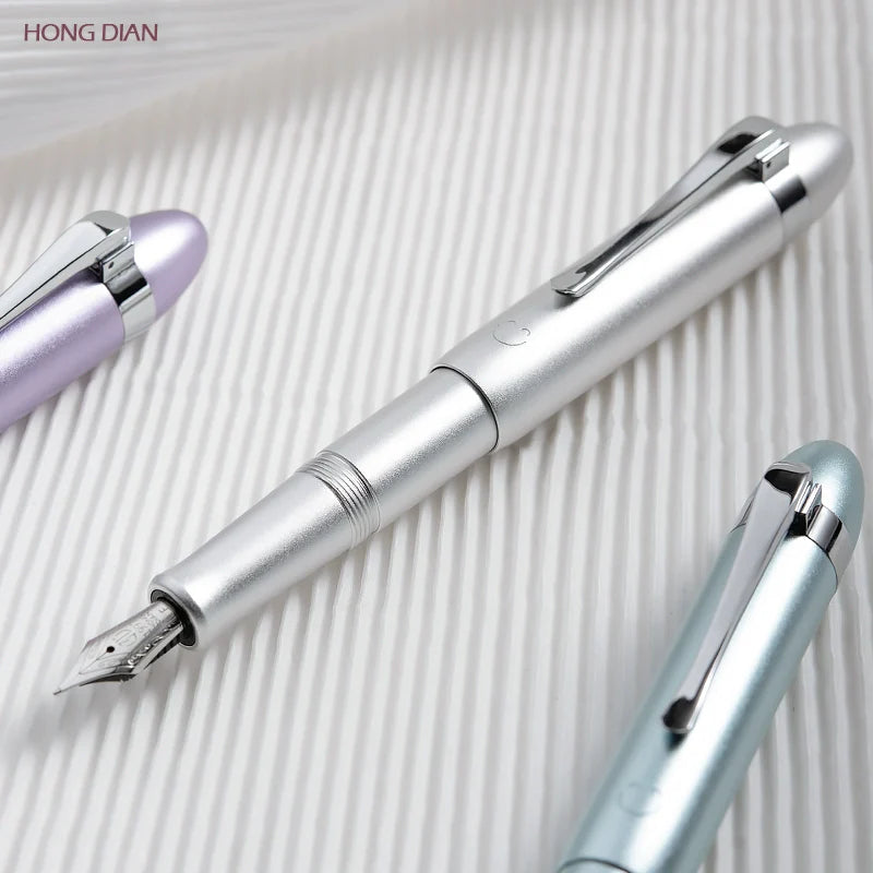 Hongdian Mini Pocket Travel Fountain Pen Submarine Shape Aluminium