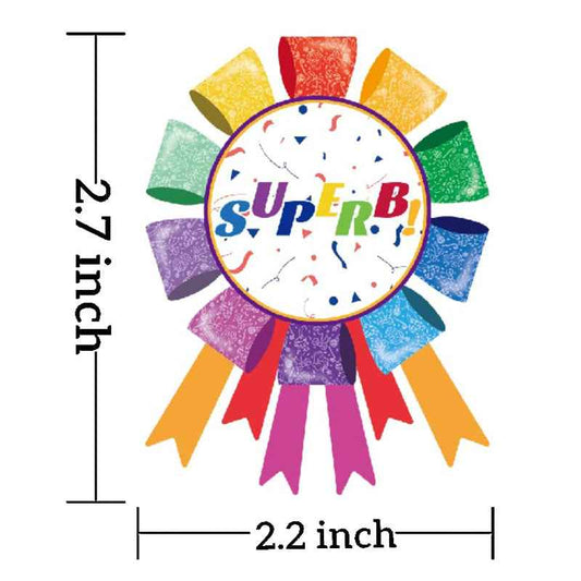 300pcs Great Good Job Reward Stickers Badge Designs 2.2 x 2.7 Inch - TTpen