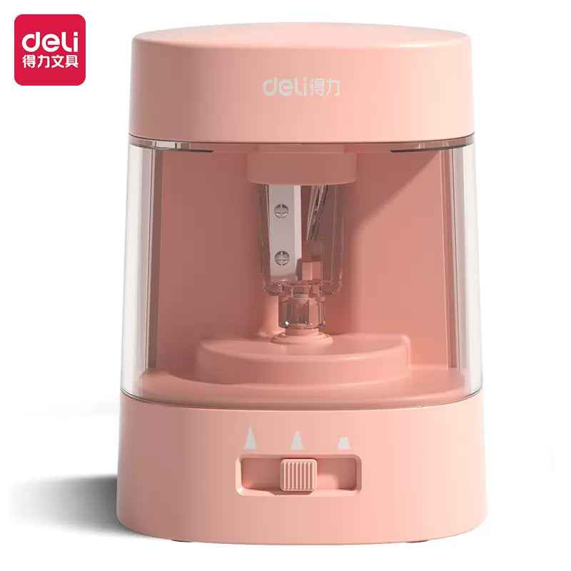 DELI 68659 Electric Pencil Sharpener USB & Battery Operated - TTpen