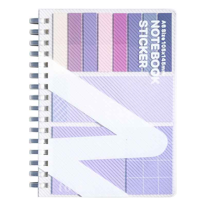 A6 Size Notebook with Sticker Notes 105x145mm