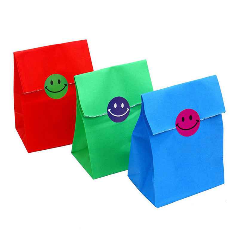 500pcs Happy Smile Face Reward Stickers,1 inch,8 Colors - TTpen