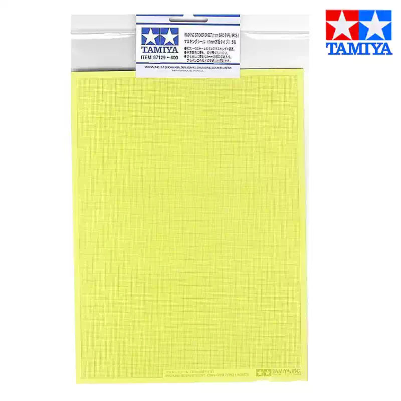 Tamiya 1mm Grid Type Masking Sticker Sheet 87129 ,5 Pack