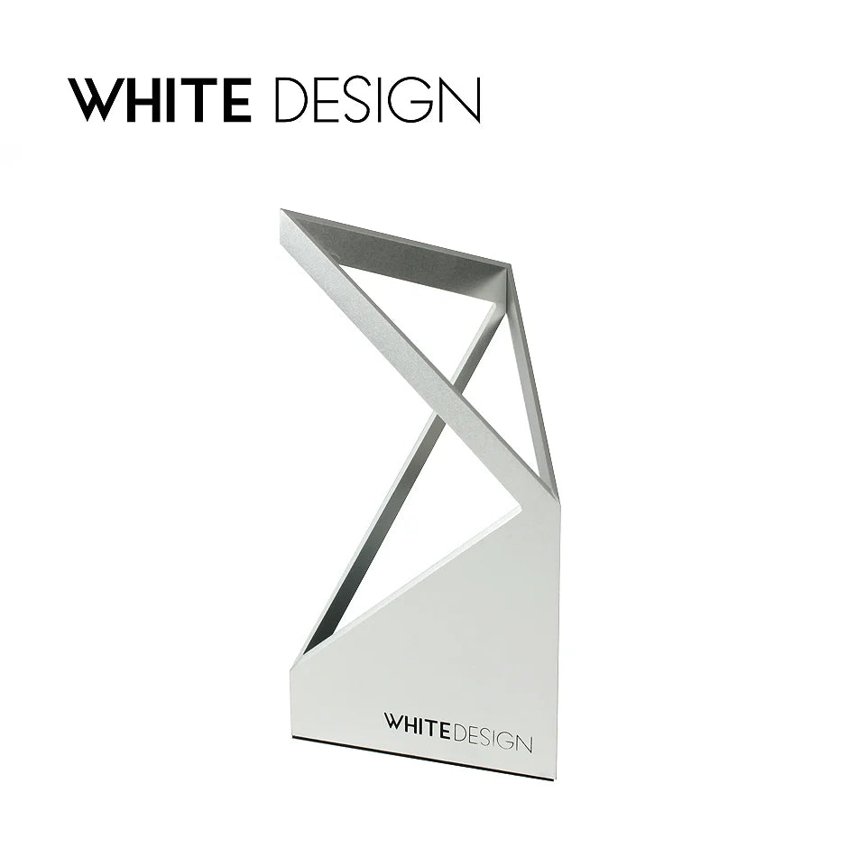 Architectural Aluminum Pen Holder - Modern Desktop Organizer