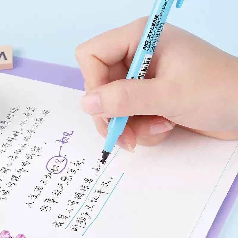 Pilot Oil-Based Twin Marker No Xylene - Extra Fine / Fine - 12 Colours