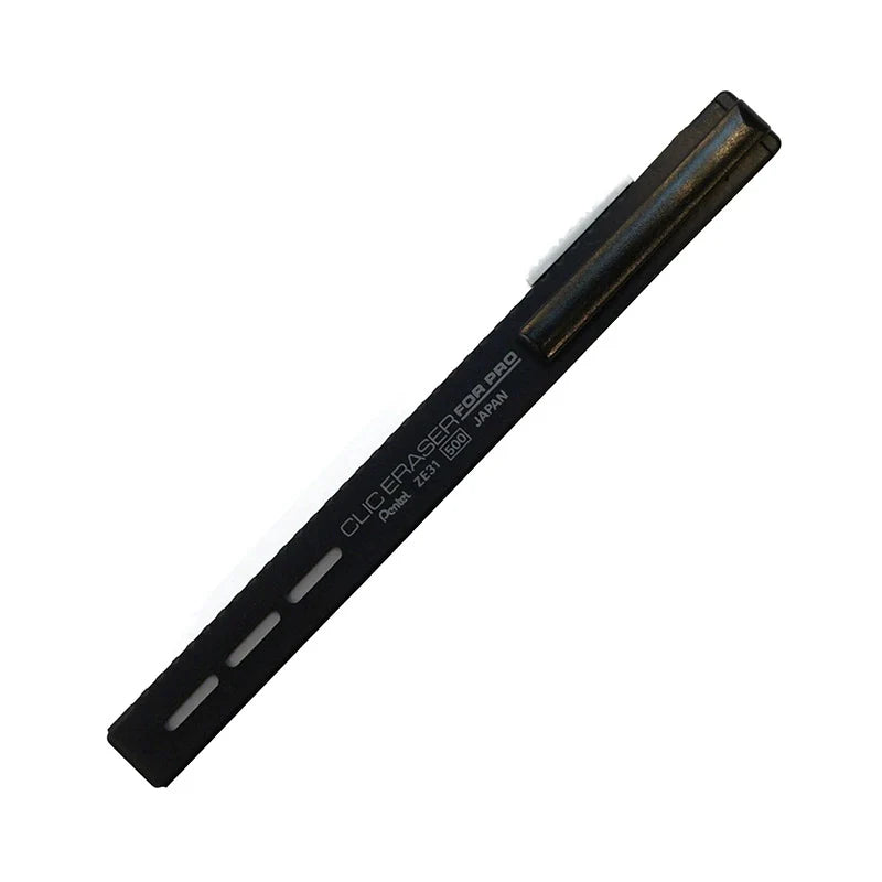 Pentel Clic Eraser Metal Shell for Pencil/Gel/Ballpoint Pen