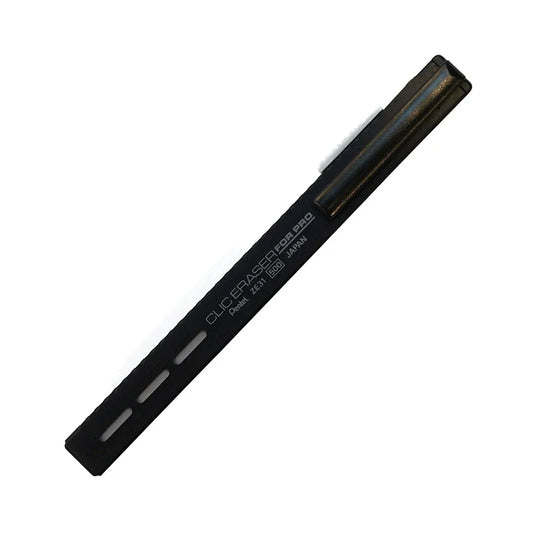 Pentel Clic Eraser Metal Shell for Pencil/Gel/Ballpoint Pen