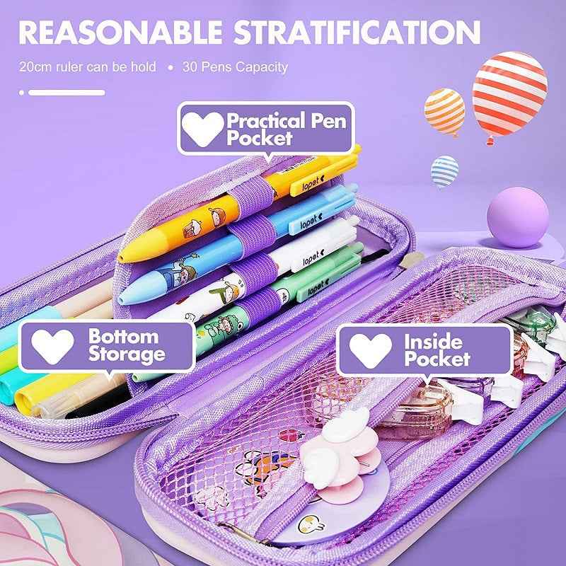 Unicorn Moon Pencil Case 3D EVA Stationery Box - TTpen