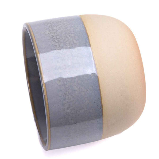 150ml Grey Ceramic Espresso Cups for Coffee Tea Set of 4